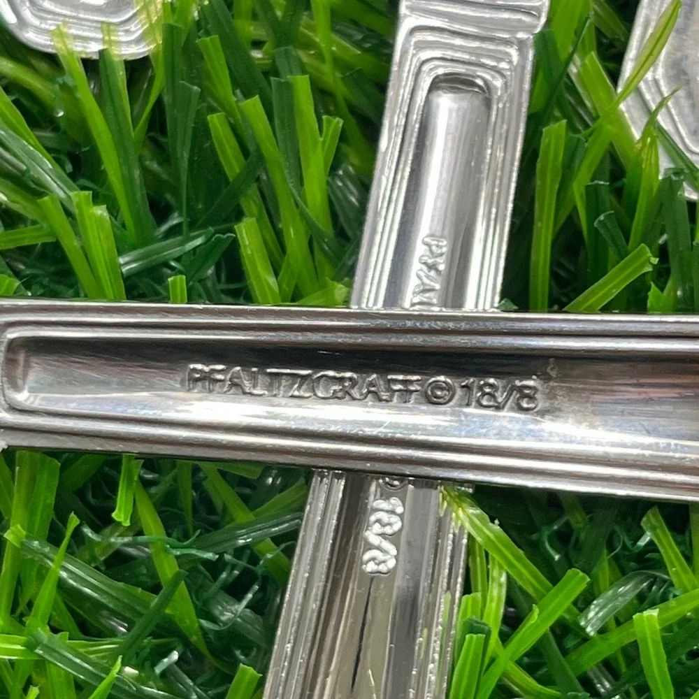 Pfaltzgraff Providence Stainless‎ Steel 18/8 Glossy Forks Set of 6 Silver 7